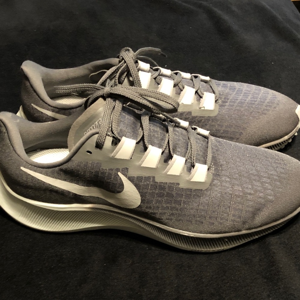 Nike Charcoal and White Athletic Sneakers